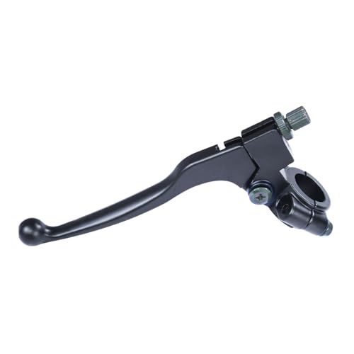Image of 7 /8 inch Left Brake Clutch Handle Lever Perch for SSR110 KX65 YZ80 CRF50 XR50 DR125 KLX110 Coolster Apollo RFZ125 Tao Tao DB17 Chinese Pit Dirt Bike Coleman CT100U CT200U Mini Black