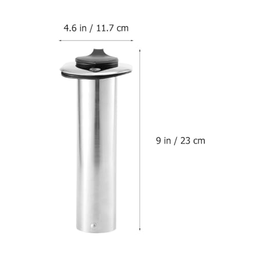 Support canne à pêche bateau fixation robuste acier inoxydable 90°