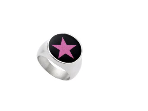 Preisvergleich Produktbild Wildcat Ring Edelstahl Star pink W: 20 347070038-020