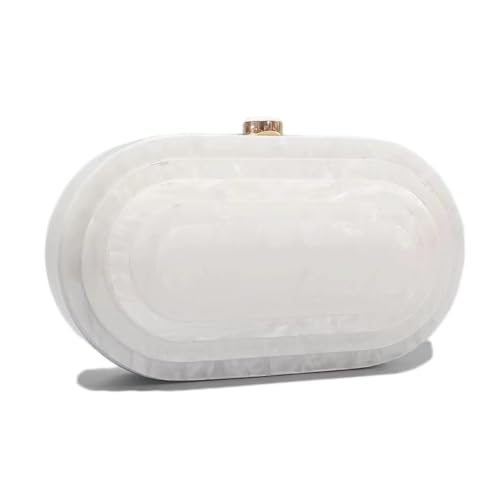 Image of Acrylic Bubble Bag Luxury Marble Clutch Evening Purses for Women Glitter Handbag for Wedding Party Prom