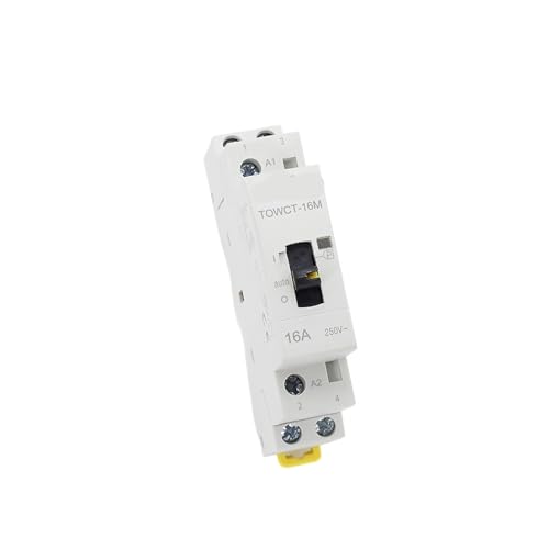 Contacteur modulaire 16A 2NO avec commande manuelle pour économie énergie