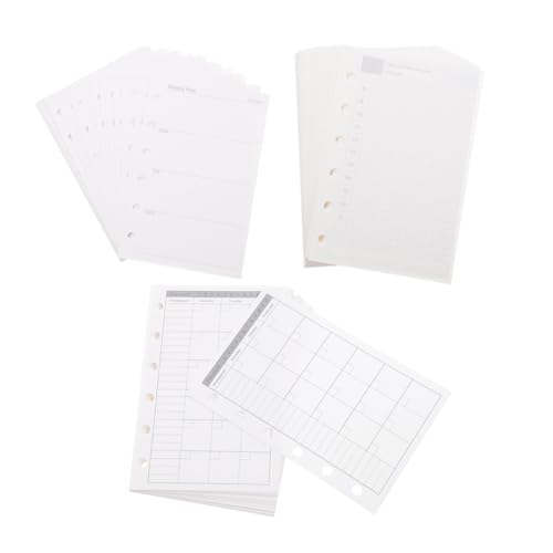 UTHCLO プラン これ リフィル 罫線入り リフィル 紙 プランナー インサート 6 リング インサート 6 リング ノート フィラー A7 ノート