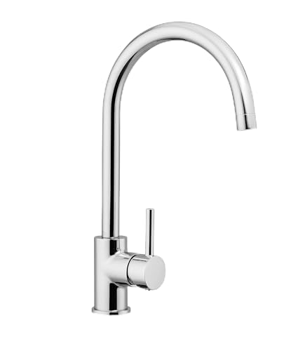 Robinet à levier unique Aquaswan 2 chromé pour évier de cuisine