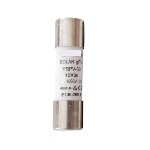Fusible photovoltaïque DC YRPV-1500V 14x51mm 30A cartouche protection string solaire courant continu