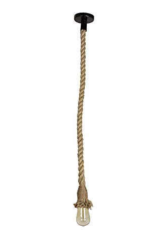 Tu Casa HG-06 Rope pendent Light Jute Rope Holder Type e-27 Size 4x1x39