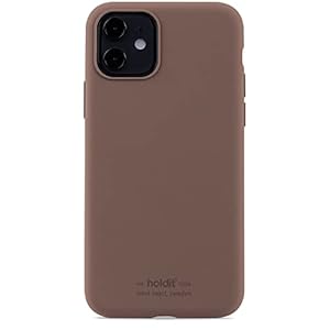 Holdit Siliconen Hoesje iPhone 11 (6,1″) – 0,8mm Ultra thin Silicone Case – Volledige bescherming en Bescherming voor de cameralenzen – Gripvriendelijk oppervlak – Dark Brown