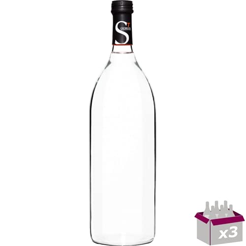 St Georges – Agua mineral natural plana – 3 X 1 L de vidrio perdido