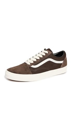 Vans Zapatillas U Old Skool para hombre, Marrón/Negro, 45 EU