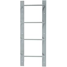 Fire Escape Ladder Ladders for Egress Basement Window Well Covers Outside, Small Ladder for Fire Emergency Home Safety, Ladder for Egress Window Steel