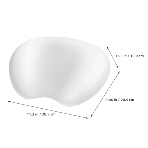 Coussin de bain avec ventouses antidérapantes ergonomique en PU