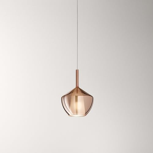Evita bombillas aburridas con el portalámparas E27 cristal borosilicato D20 Cobre