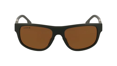 Lacoste L6042S 275 MATTE KHAKI/BROWN FLASH GOLD 55/17/145 Herren Sonnenbrillen