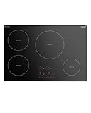 Ranein Induction Cooktop 30 Inch, Build-in 4 Burners Electric Stove Top, 9 Power Settings, Max 7800W, Sensor-Control Induction Hob with Multiple Safety Protections, Compatible with Magnetic Cookers