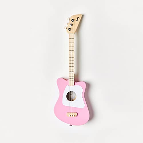 Image of Loog Mini Acoustic kids Guitar for Beginners 3-strings Ages 3+ Learning app and lessons included