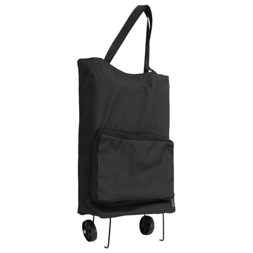NIYANGLE Borsa della Spesa con Ruote Pieghevole Grande Capacità in Tessuto Oxford Resistente Carrello Portapacchi Multiuso per Shopping Viaggi e Attività Outdoor