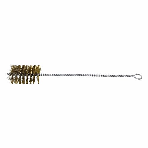 Image of Brush Research 84 Ring Handle Tube Brush, Brass, 2-1 /2 inch Diameter x 18 inch Overall Length (Pack of 1)