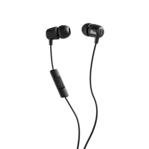 Skullcandy Jib USB-C Wired Earbuds with Noise Isolating Fit, Built-in Microphone Call and Track Control for iPhone Android, Ear Gel Sizes Included for Custom Fit - True Black