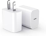 USBC Charger Block for iPhone 17 Charging Plug,MFI Certified Fast USB C Wall Cube 2Pack Power Adapter for iPhone 17/Air/16/16E Pro/Plus/Pro Max/15/14/13/12/11,for iPad Air/Mini USB-C Charge Brick Box