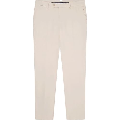 Image of Hackett London Men's C Chino Kensington Trouser, White (Canvas White), 34W/34L