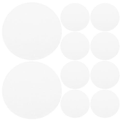 FELTECHELECTR 100Pcs 51Mm Round Paper Coffee Filters Disposable Espresso Filter Papers Compatible Drip Coffee Makers and Vietnamese Phin for Home Brewing