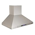 KUCHT Professional 48 in. Wall Mounted Range Hood 900CFM in Stainless Steel