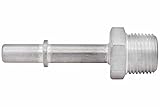 ICT Billet 5/16 Fuel Rail Male Quick Connect to 3/8' NPT Adapter Fitting Hose Thread Fuel Oil Gas...