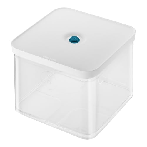 ZWILLING FRESH & SAVE CUBE La Mer Box, boîte de rangement, modulaire, empilable, hermétique et sous vide, passe au lave-vaisselle, transparente, taille 2 l
