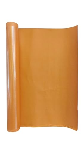 Image of VTL Orange Notebook Cover Roll for School & Office Books, Waterproof Laminated Book Protection Cover, 15 Inch x 10 Meters Each Roll, Pack of 2 inch