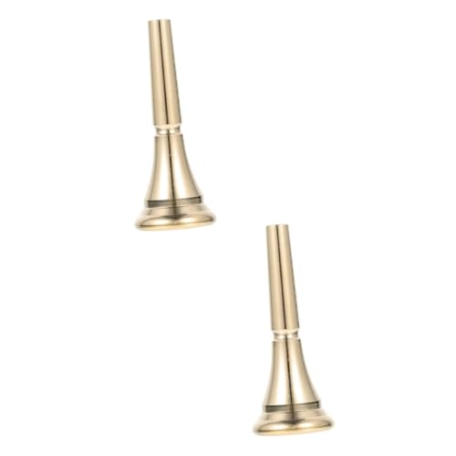 Totority 2pcs Innovative Horn Mouth Piece Musical Instruments Accessories Easy to Use Maintain Suitable for Levels of Players