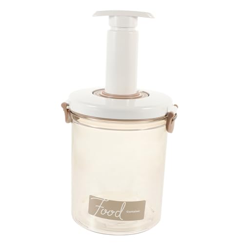 PAMINGONO 真空容器 食品保存箱 密封容器 乾物保存 キッチン収納 液漏れ防止 蓋付き ?保持 冷蔵庫対応 手動ポンプ付き