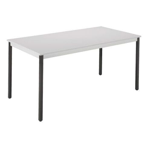 Générique Table Multi-usages Gris Clair L 140 x P 70 cm - Éco (Noir)
