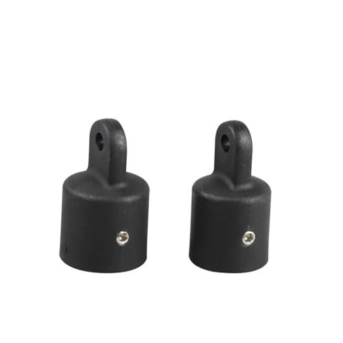 WHYTQ Deportes acuáticos 2 Tapas Superiores de Nailon Negro de Alta Resistencia de 22 mm y 25 mm for Bimini Marino, Accesorios de plástico for Yates y Barcos Accesorios de Vela(22mm)