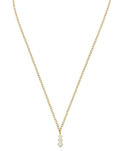 Purelei® Sparkling Kette Damen (Gold) – Halskette Damen aus langlebigem Edelstahl – Wasserfeste Kette mit Anhänger – 40–45 cm Länge verstellbar – Halskette für deinen individuellen Look