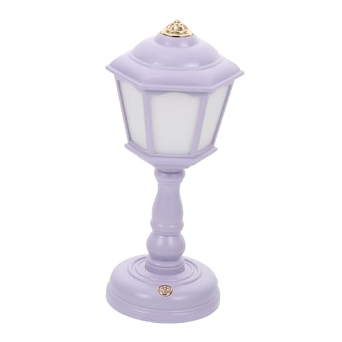 HOMSFOU 1 Juego mini lámpara de escritorio led lights lamparas led lamparas de dormitorio lampara flexo escritorio decoración del hogar lámpara de noche lámpara de mesa abdominales Púrpura