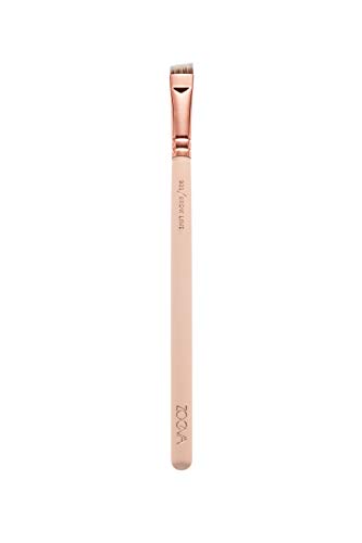 ZOEVA 322 Pure Synthetic Brow Line Makeup Brush (Rose Golden Vol. 2) - Brow Line Brush, Makeup Brush, Tapered Brush, Precision, Vegan