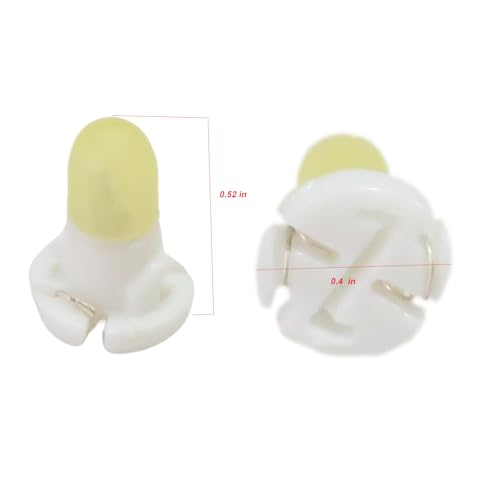 Bombilla de control HVAC Neo-Wedge con zócalo blanco 3 piezas miniatura 3