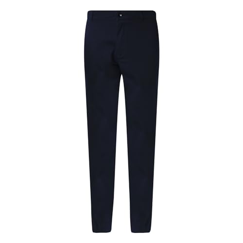 Image of BASICS Premium Cotton Stretch Formal Trousers for Men | Office Pants