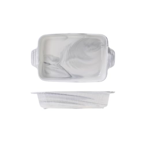 Plat à four double en céramique 2800 ml grand format profond pour riz - 2