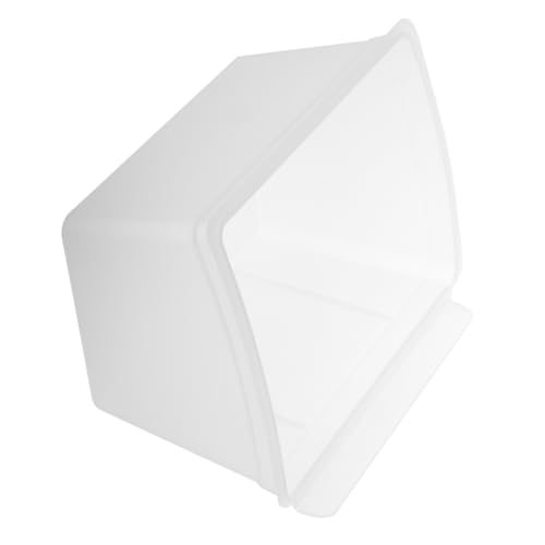 DIYEAH Contenedor de Pared de Plástico para Almacenamiento de Herramientas Organizador de Accesorios de Taller y Garaje Caja de Almacenamiento Práctica y Resistente Transparente