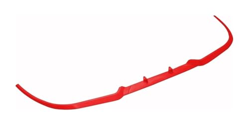 Spoiler avant universel rouge pour masquer les rayures et bas de pare-chocs Peugeot 206