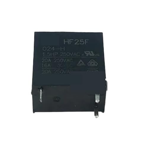 Relais HF25F-024-H DC24V 20A à 3 broches pour circuits imprimés