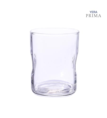 Image of Yera Prima Austin Zest Designer Tumbler Set of 4, 210 ml Each | Tumblers for Water, Cold Drinks, Juice | Dishwasher Safe | for Daily use & Gifting
