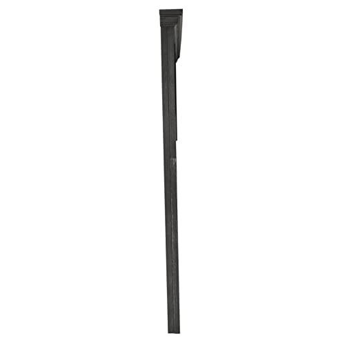 Office Star Products OSP Home Furnishings Farmhouse Basics King Headboard Only, Rustic Black Finish by Office Star Products - Image 4