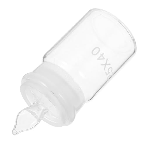 Unomor Weighing Dish Lab Bottle Transparent Measuring Weighing Can Simple Weighing Holder Weighing Holders Weighing Jar Instrument Weighing Holder Glass