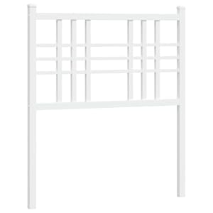 vidaXL Kopfteil 376399 Metall Weiß 75cm