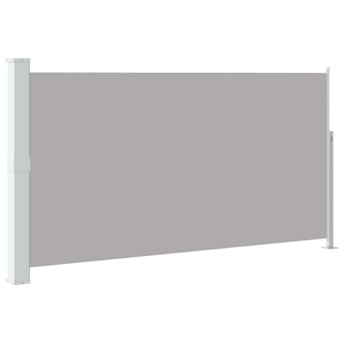 Store latéral de balcon robuste en polyester anti-UV gris anthracite de qualité