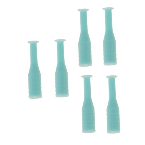 Warmhm 8pcs Lens Inserter Remover Tool with Silicone Suction Holder for Monthly Daily Contact Lenses Material Soft Protective Grip for Safe Lens Handling Green
