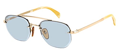 David Beckham DB 1078/S Gold/Light Blue 53/20/150 men Sunglasses