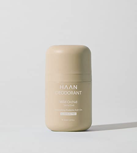 HAAN - Desodorantes para piel sensible sin aluminio 40ml - Vegano y Recargable - Aroma Wild Orchid Cover