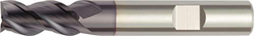 Image of WIDIA 6613018 Widia-Hanita Series D503 /D513 Metric End Mill 10MM Dia, 11MM Cut Depth, 66MM Length, Weldon Shank Cylindrical TiAlN 3 Flutes